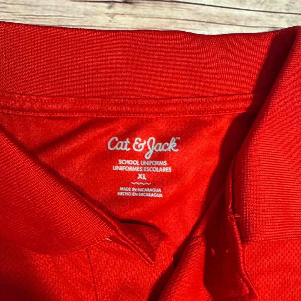📌Cat & Jack Performance School Uniform  Polo